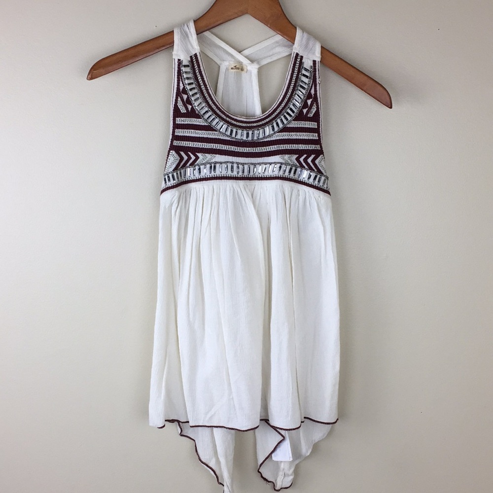 Hollister Beaded Foley Tank Top - Picture 1 of 7